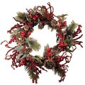 Nearly Natural 24 Inch Assorted Berry Wreath 4838